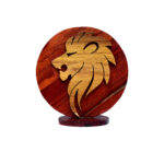 Lion Wooden Showpiece