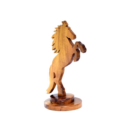 Royal Horse Wooden Table Décor